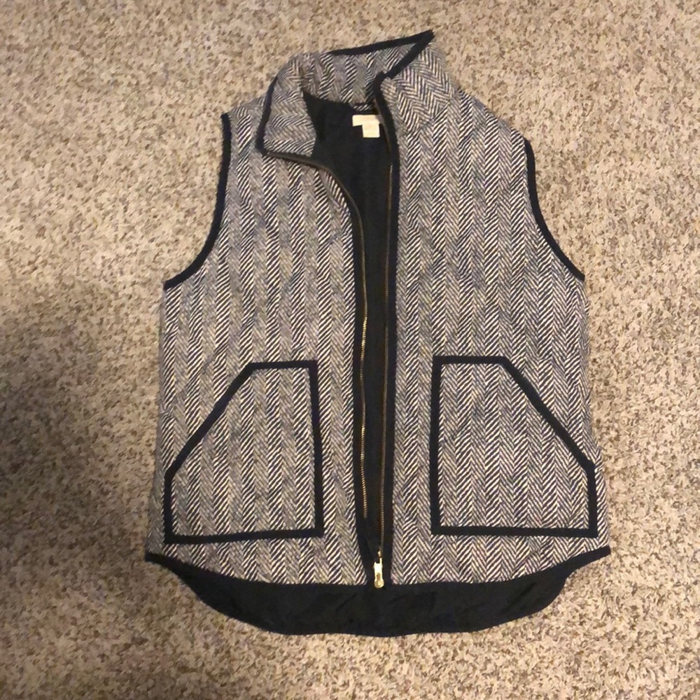 Jcrew Herringbone vest